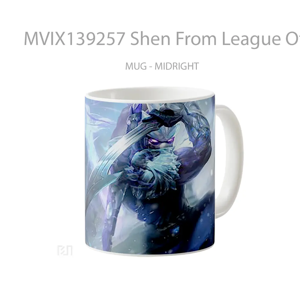 Mug Shen From League Of Legends Cangkir Gamer - All-side / Desain