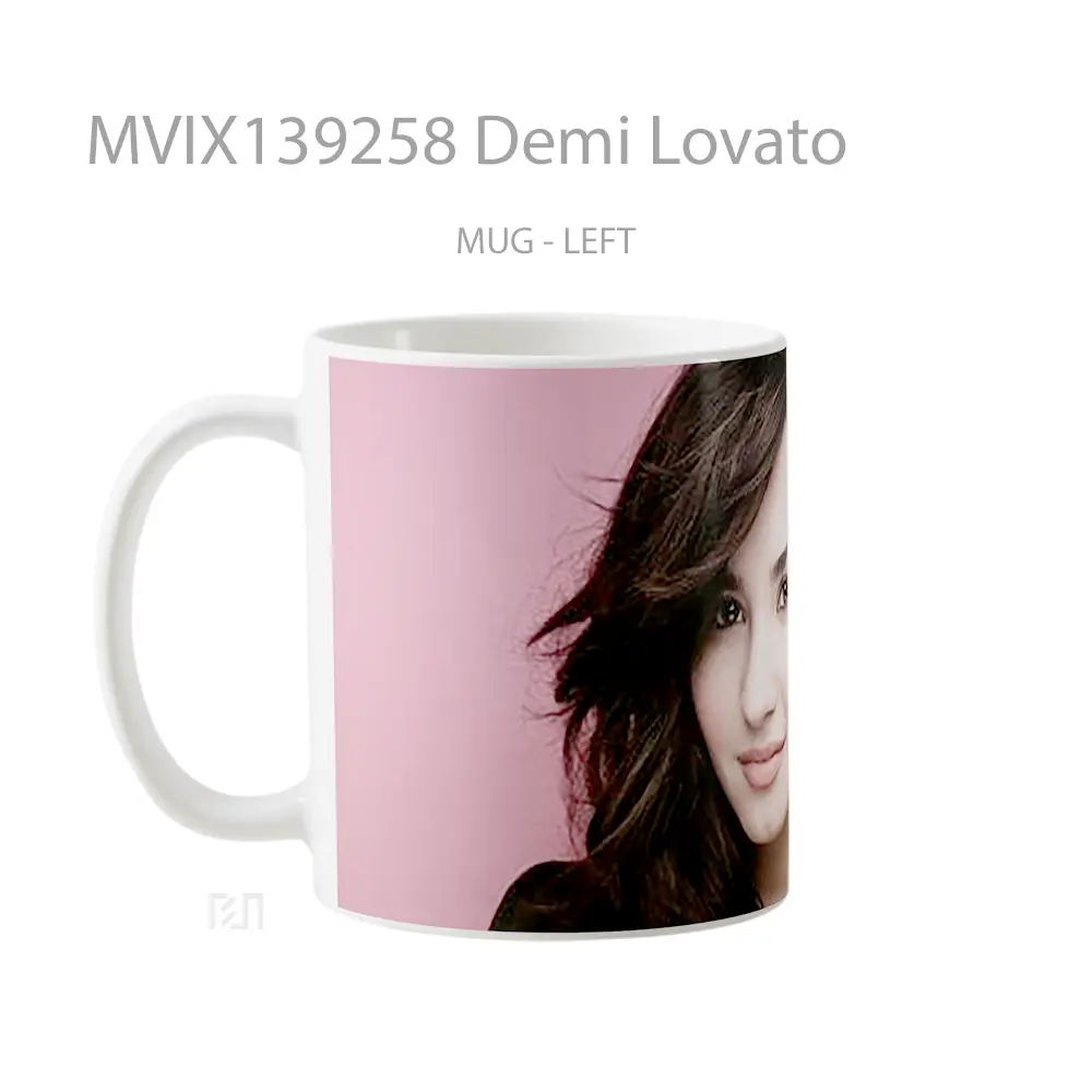 Mug Demi Lovato Gelas Selebriti - All-side / Desain
