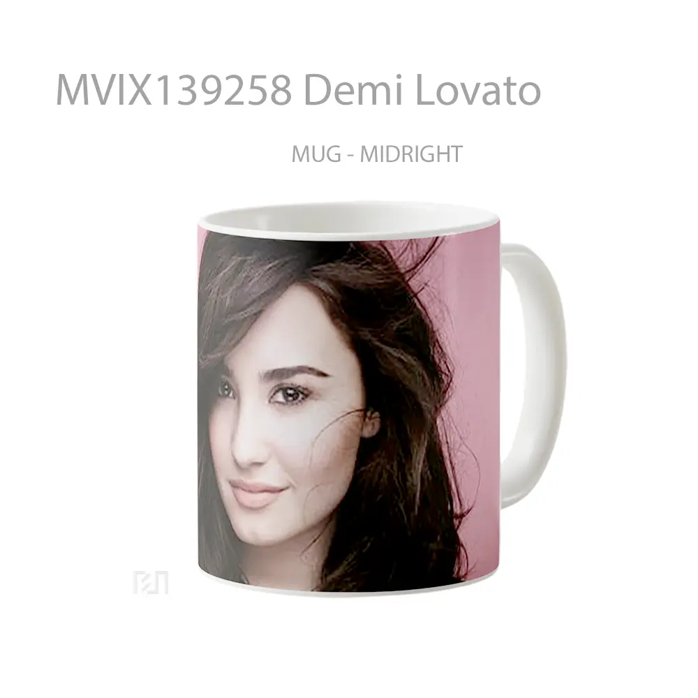 Mug Demi Lovato Gelas Selebriti - All-side / Desain