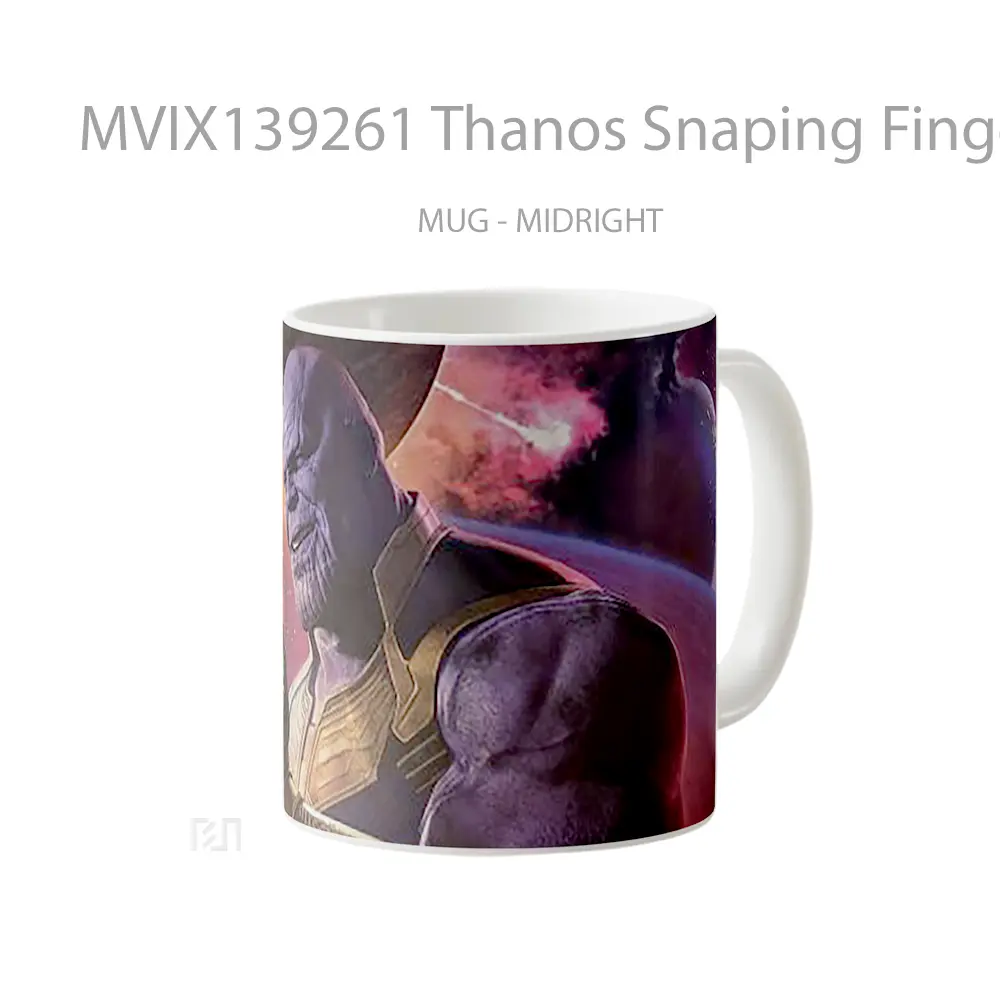 Mug Thanos Snaping Fingers Gelas Keramik Unik - All-side / Desain