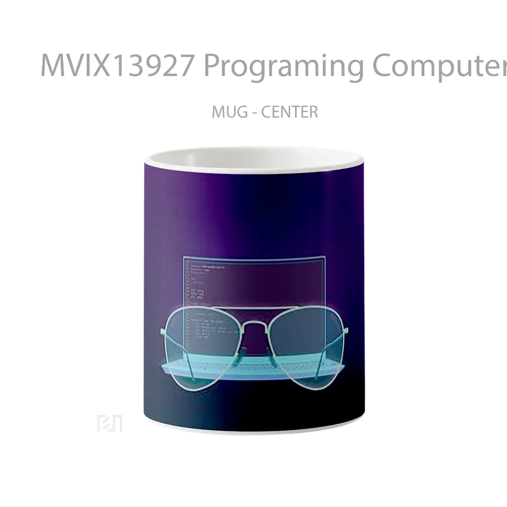 Mug Programing Computer And Glasses Gelas Keramik Unik