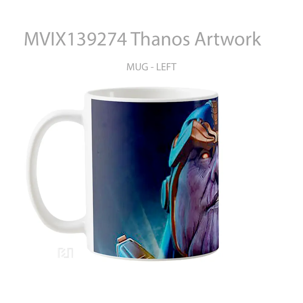 Mug Thanos Artwork Gelas Seni Modern - All-side / Desain
