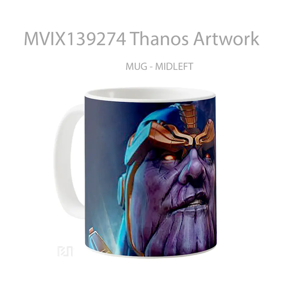Mug Thanos Artwork Gelas Seni Modern - All-side / Desain