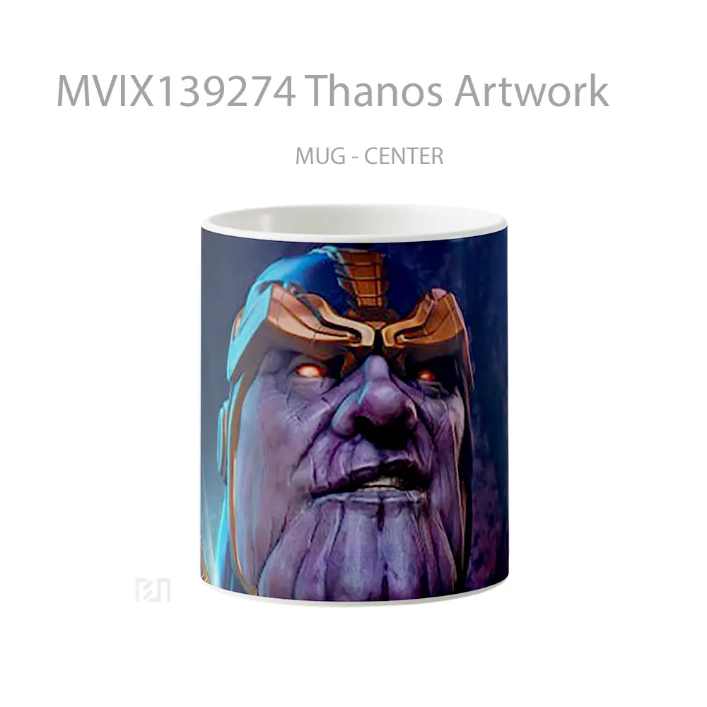 Mug Thanos Artwork Gelas Seni Modern