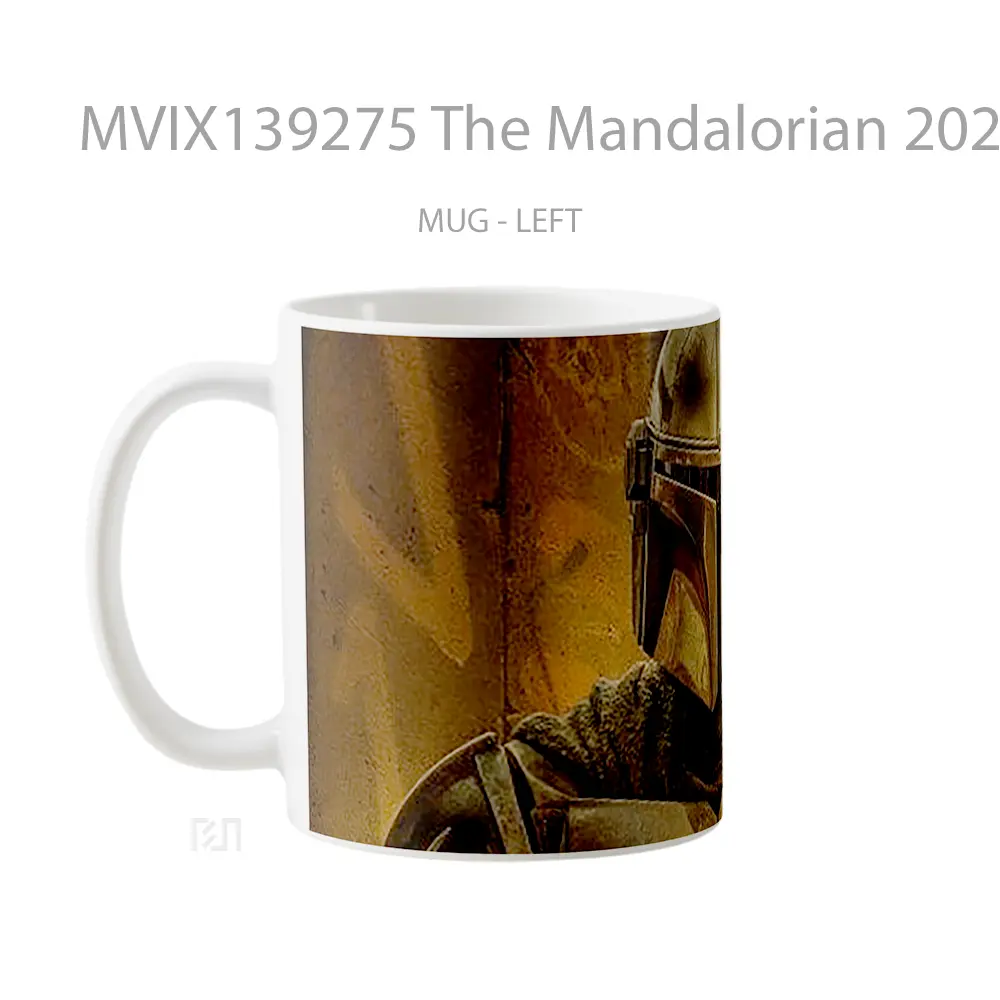 Mug The Mandalorian 2020 Poster Gelas Star Wars - All-side / Desain