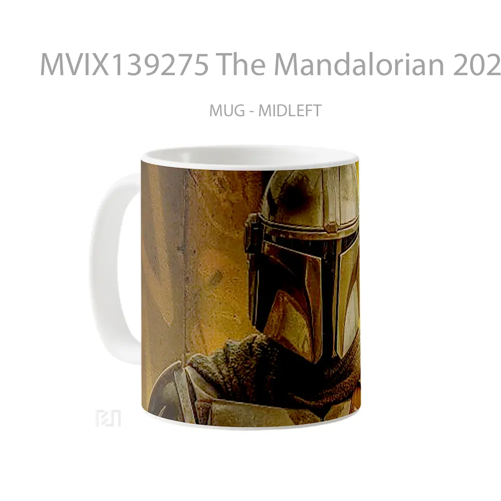 Mug The Mandalorian 2020 Poster Gelas Star Wars - All-side / Desain