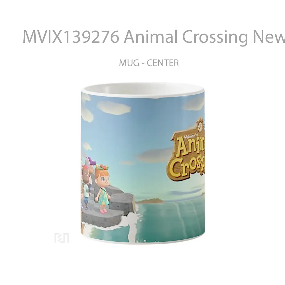 Mug Animal Crossing New Horizons V3 Gelas Hewan Lucu