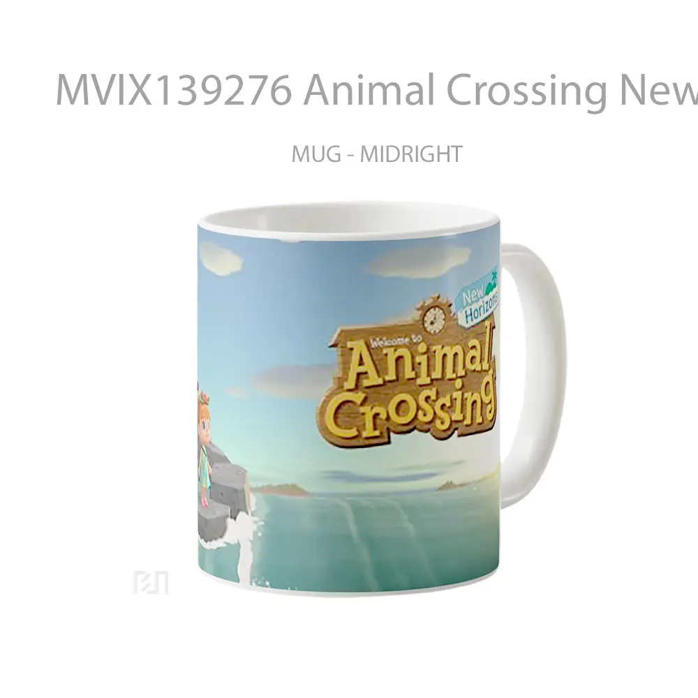 Mug Animal Crossing New Horizons V3 Gelas Hewan Lucu - All-side / Desain