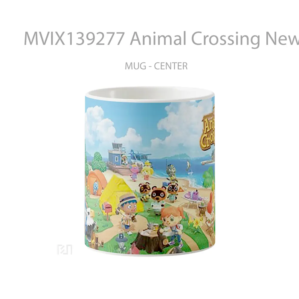 Mug Animal Crossing New Horizons V4 Gelas Hewan Lucu