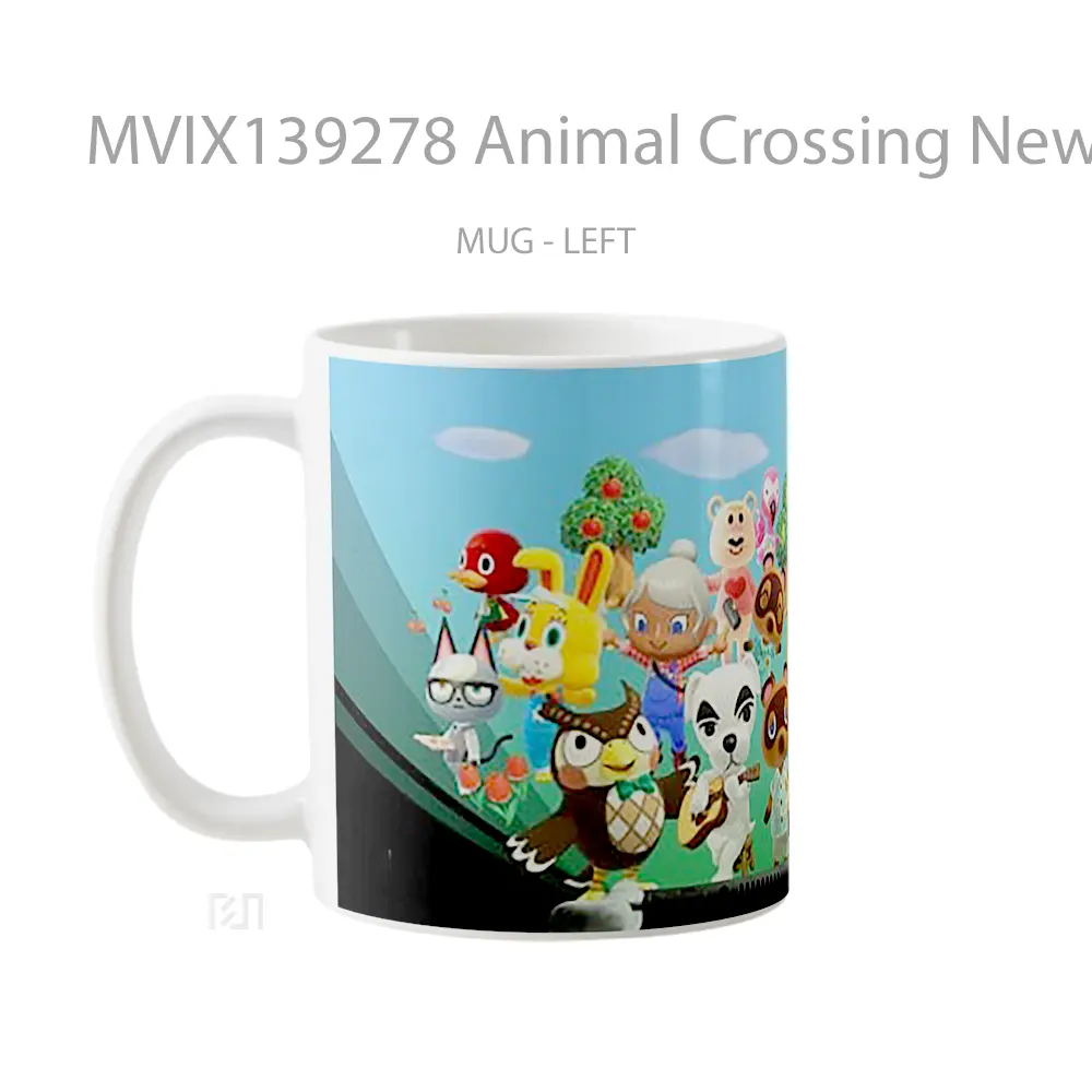 Mug Animal Crossing New Horizons Nintendo Switch Cangkir Gamer - All-side / Desain