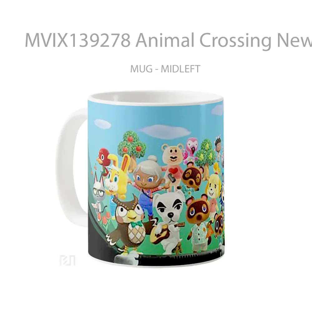 Mug Animal Crossing New Horizons Nintendo Switch Cangkir Gamer - All-side / Desain