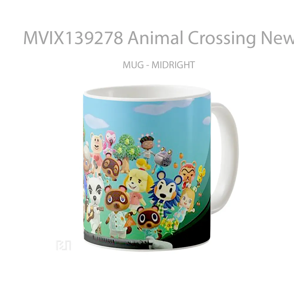 Mug Animal Crossing New Horizons Nintendo Switch Cangkir Gamer - All-side / Desain