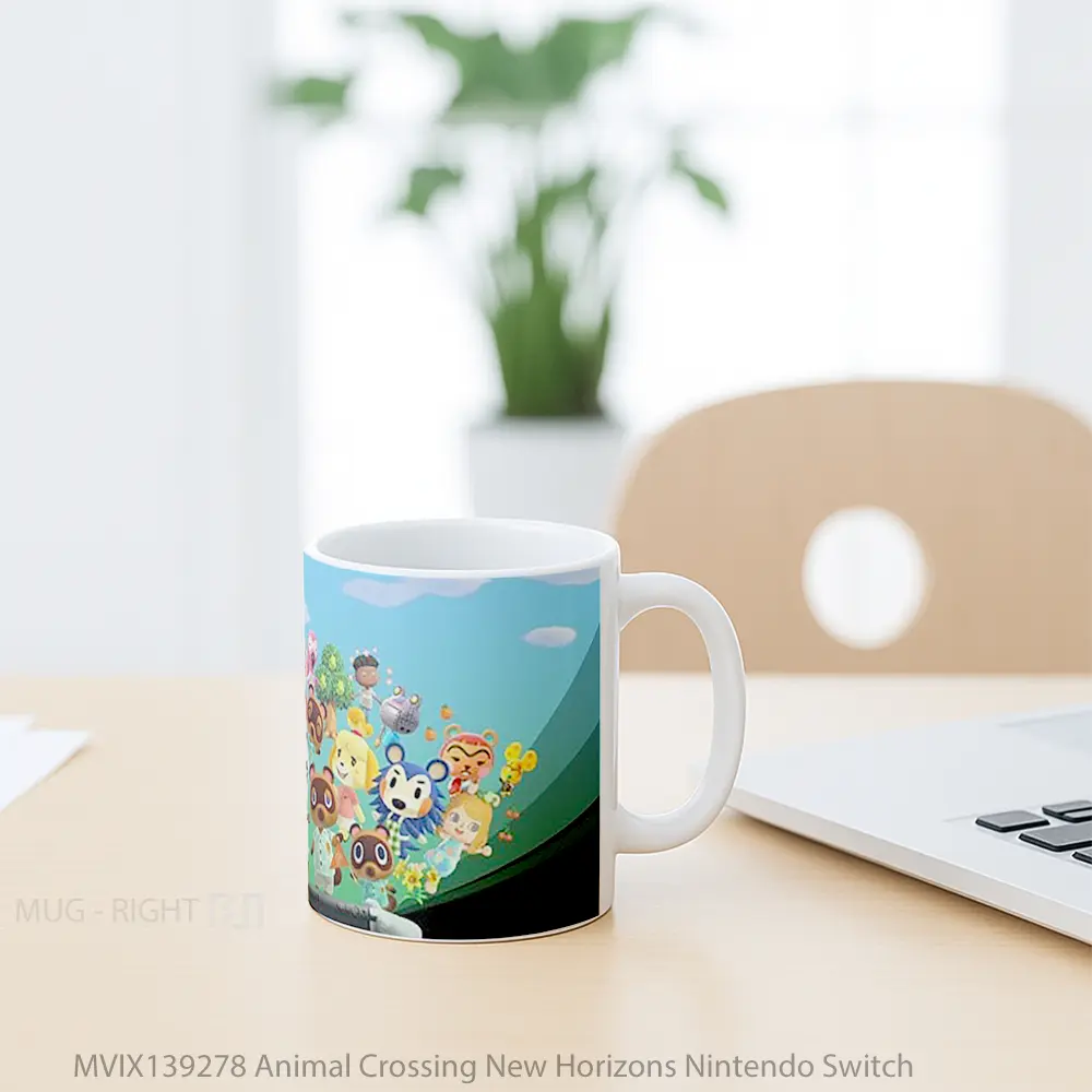 Mug Animal Crossing New Horizons Nintendo Switch Cangkir Gamer - All-side / Desain