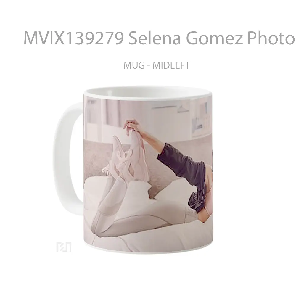 Mug Selena Gomez Photoshoot Gelas Selebriti - All-side / Desain