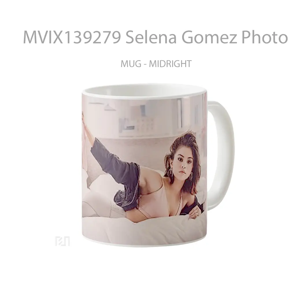 Mug Selena Gomez Photoshoot Gelas Selebriti - All-side / Desain