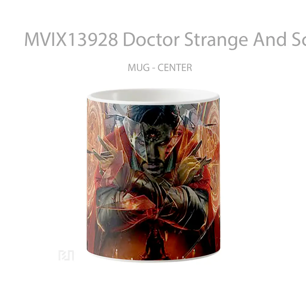 Mug Doctor Strange And Scarlet Witch Gelas Superhero