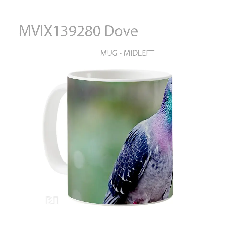 Mug Dove Gelas Keramik Unik - All-side / Desain