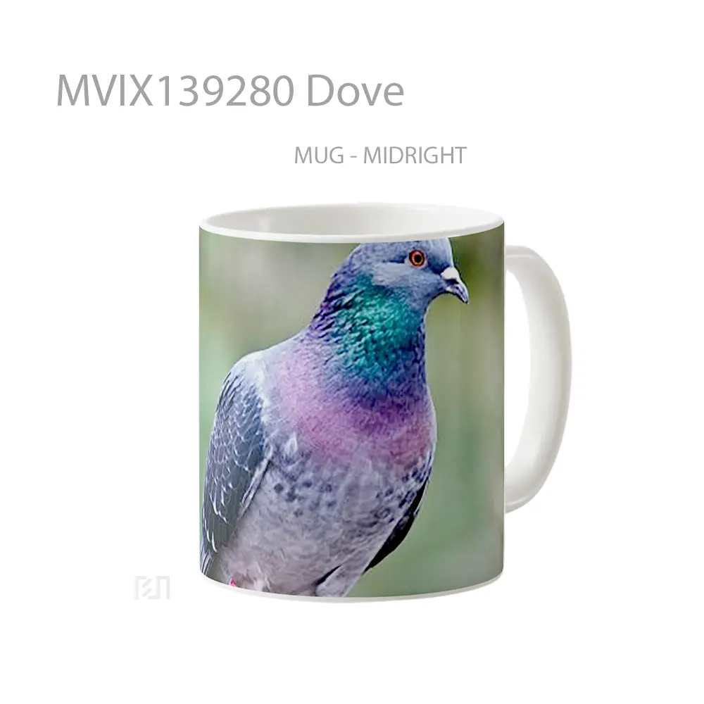 Mug Dove Gelas Keramik Unik - All-side / Desain