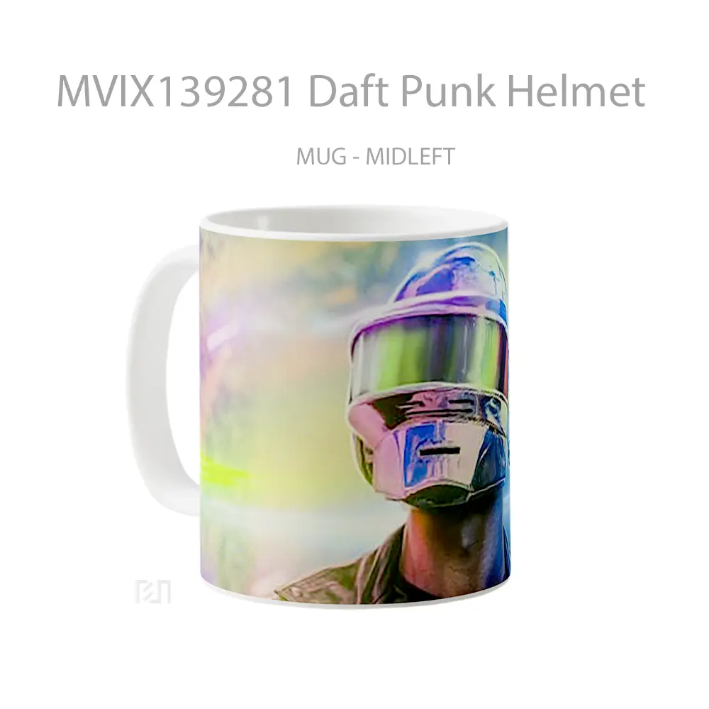 Mug Daft Punk Helmet Gelas Keramik Unik - All-side / Desain