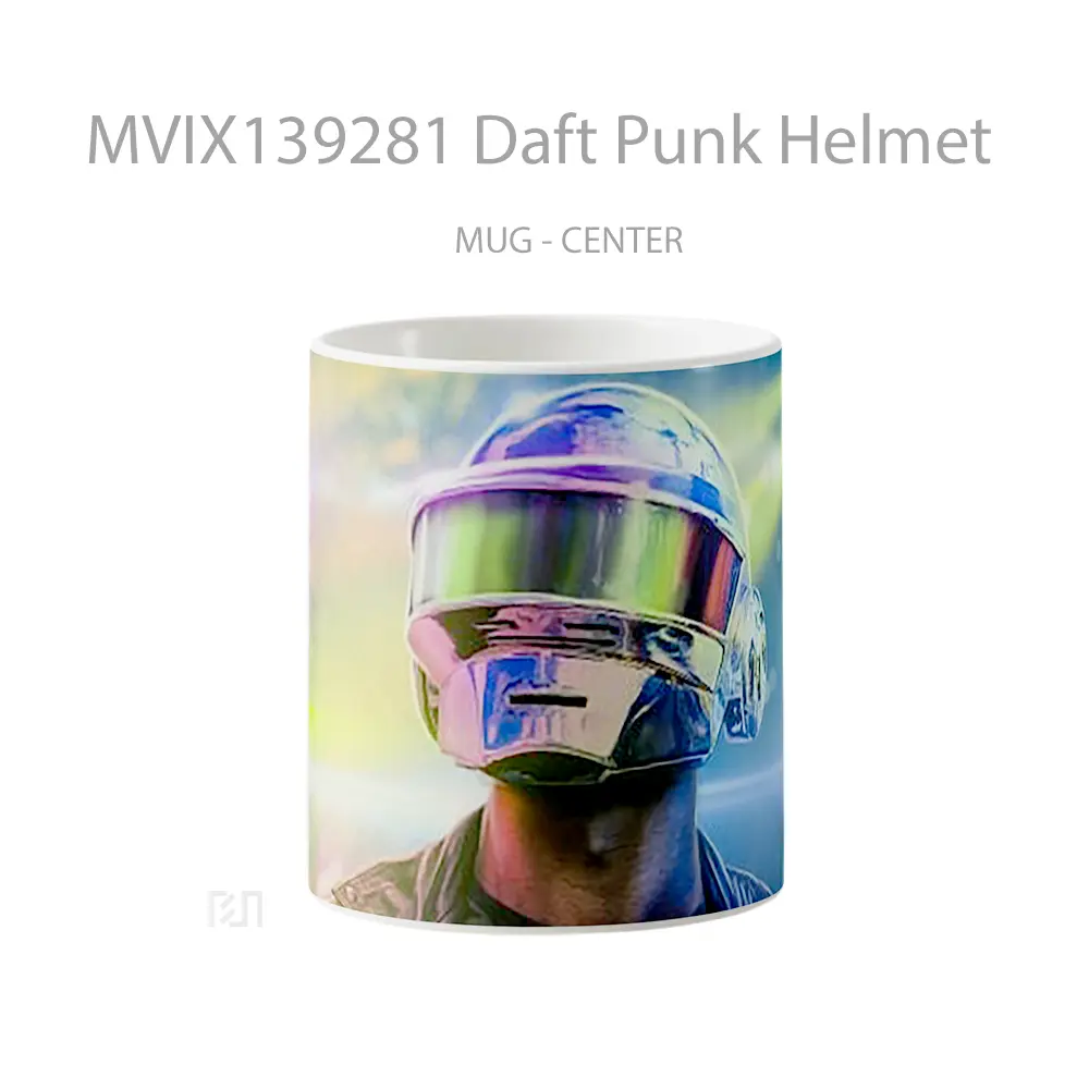 Mug Daft Punk Helmet Gelas Keramik Unik