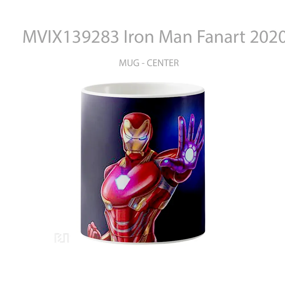 Mug Iron Man Fanart 2020 Gelas Superhero
