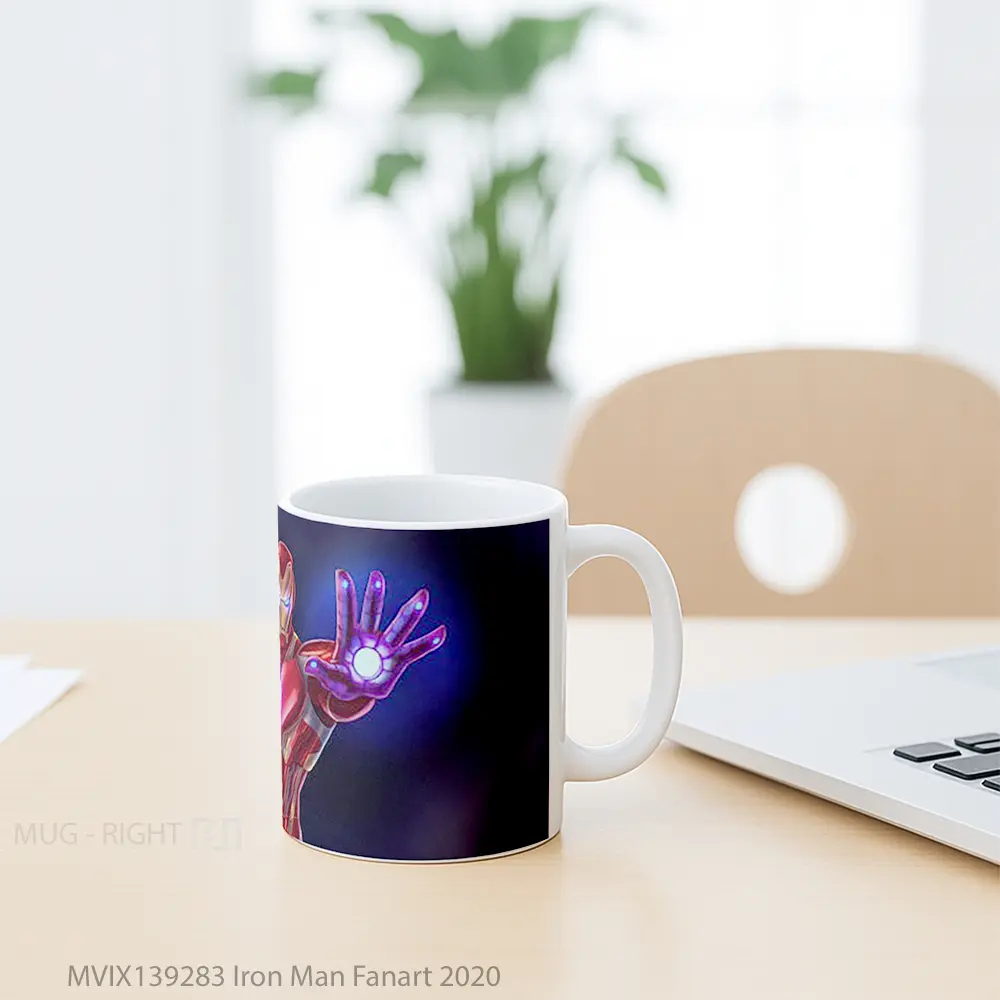 Mug Iron Man Fanart 2020 Gelas Superhero - All-side / Desain