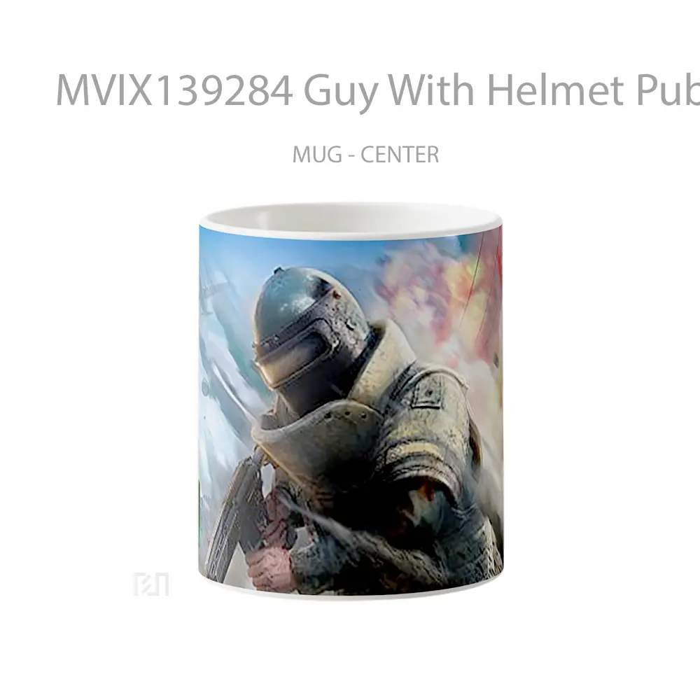 Mug Guy With Helmet Pubg 2020 Cangkir Gamer