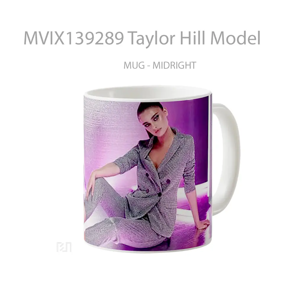 Mug Taylor Hill Model Gelas Selebriti - All-side / Desain