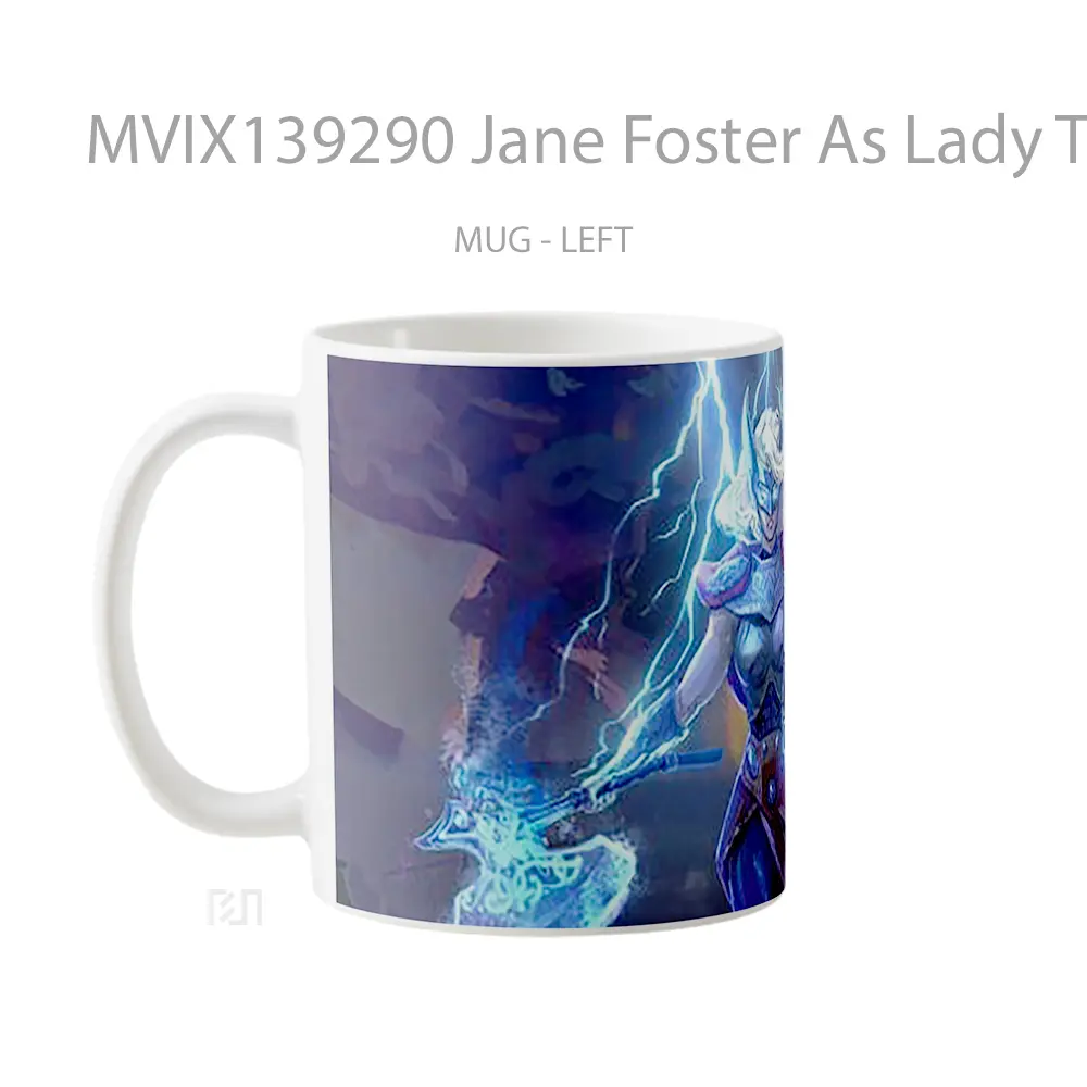 Mug Jane Foster As Lady Thor Gelas Superhero - All-side / Desain