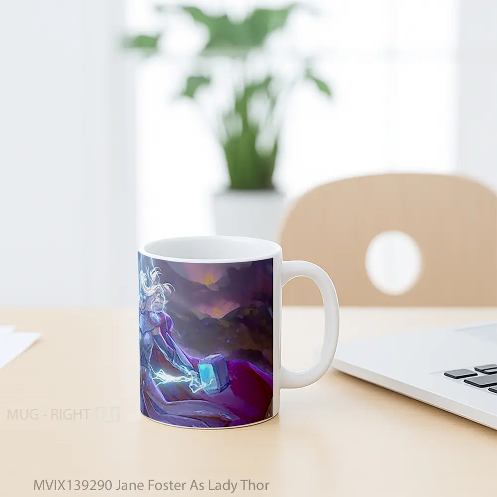 Mug Jane Foster As Lady Thor Gelas Superhero - All-side / Desain