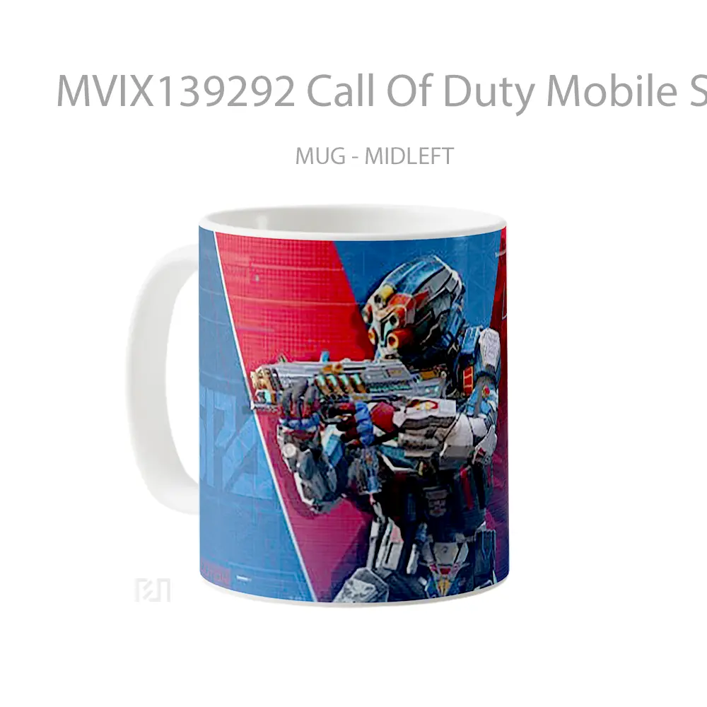 Mug Call Of Duty Mobile Spectre Ultra 9 Cangkir Gamer - All-side / Desain