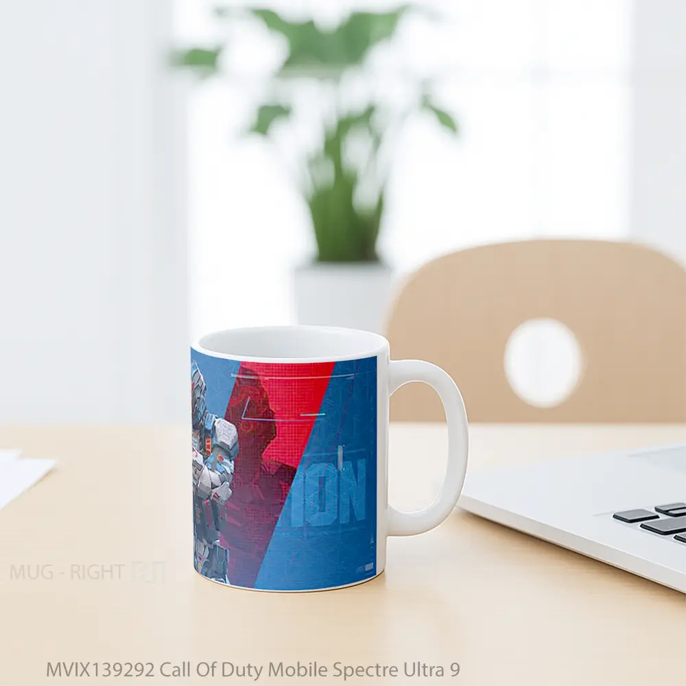 Mug Call Of Duty Mobile Spectre Ultra 9 Cangkir Gamer - All-side / Desain