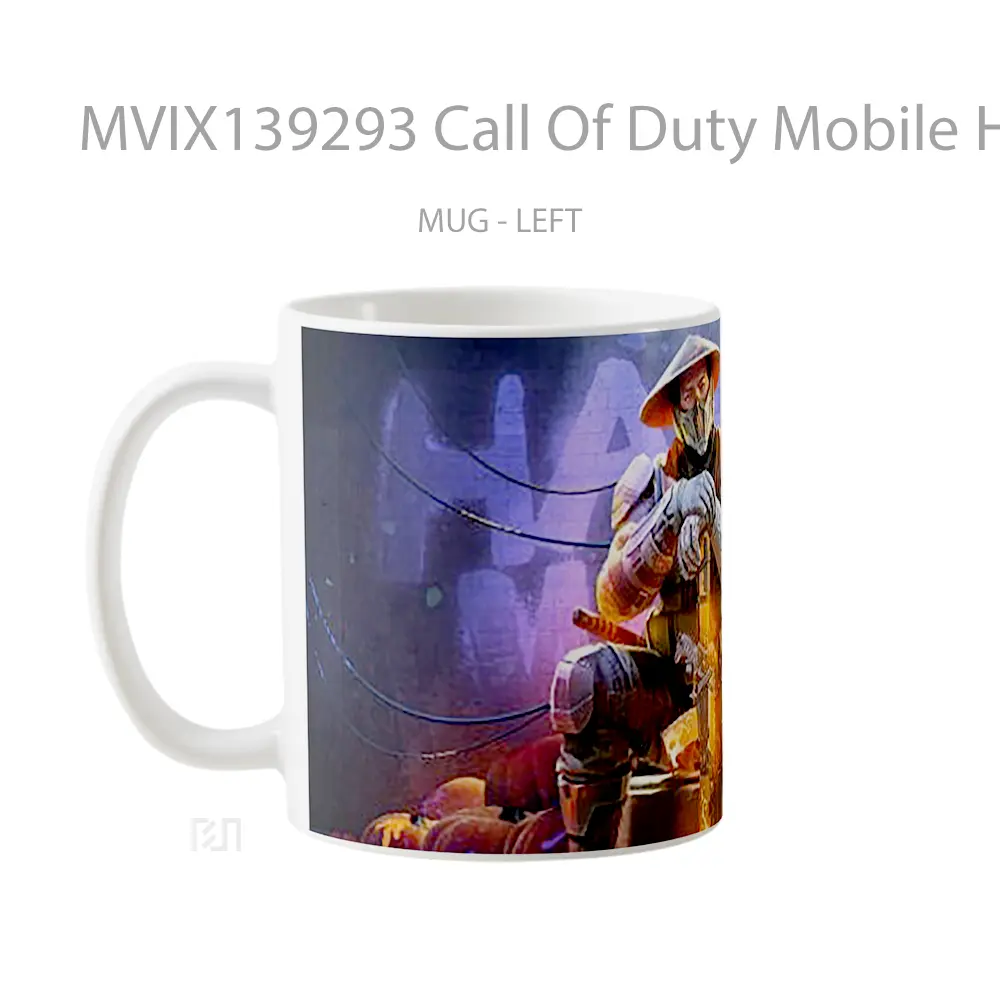 Mug Call Of Duty Mobile Hidora Kai Skin Cangkir Gamer - All-side / Desain