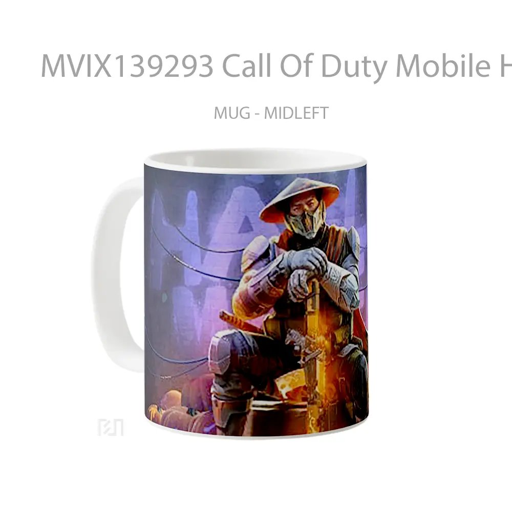 Mug Call Of Duty Mobile Hidora Kai Skin Cangkir Gamer - All-side / Desain