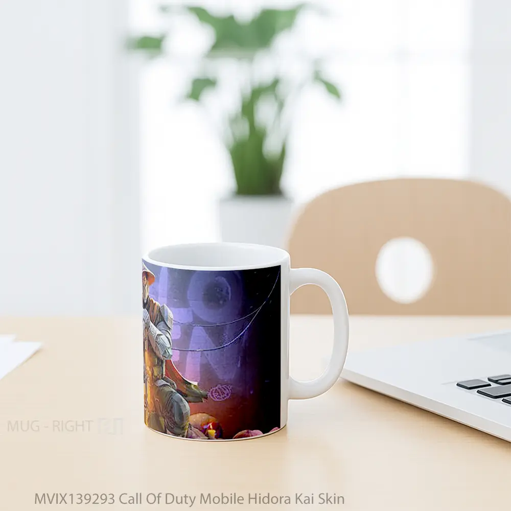 Mug Call Of Duty Mobile Hidora Kai Skin Cangkir Gamer - All-side / Desain