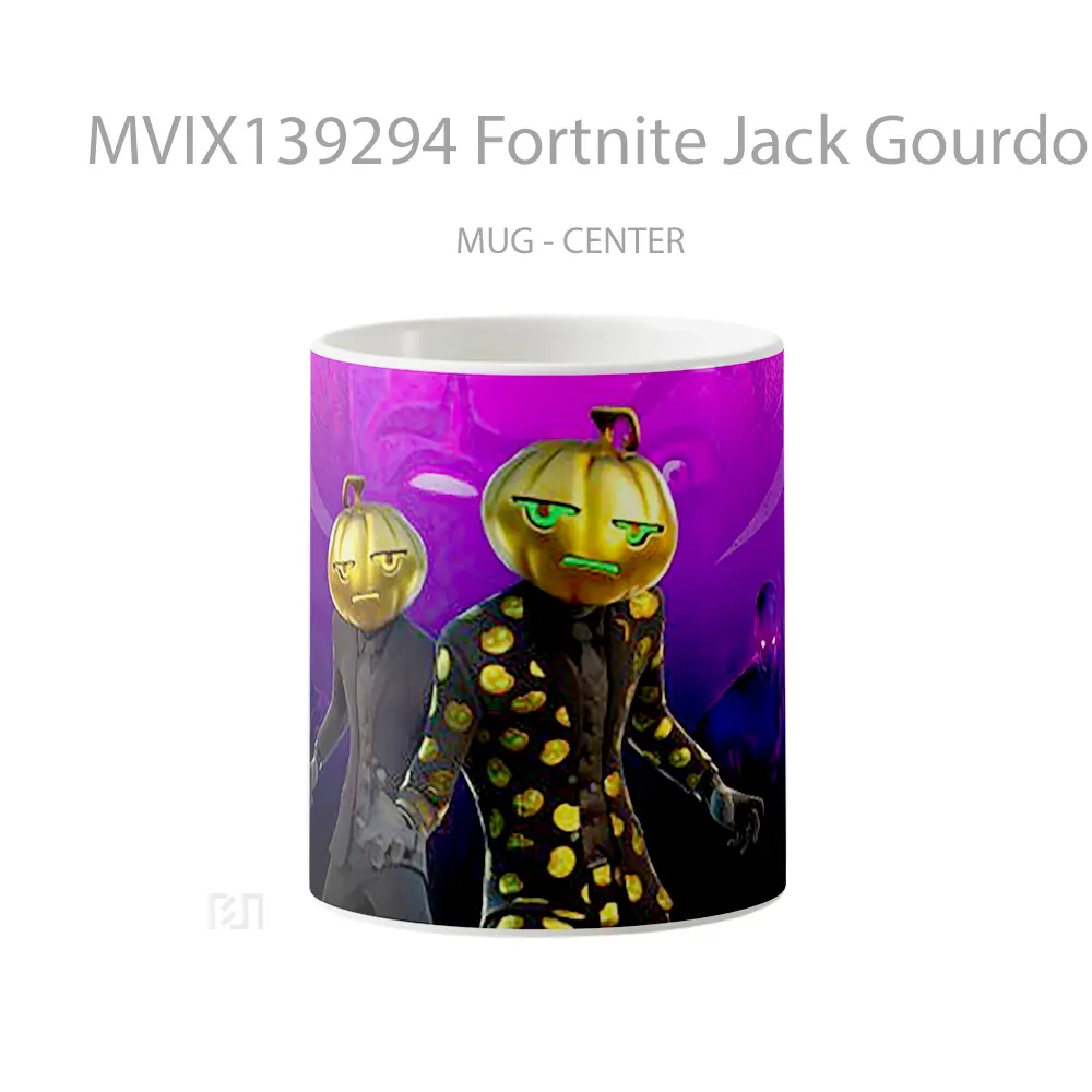 Mug Fortnite Jack Gourdon Skin Halloween Cangkir Gamer