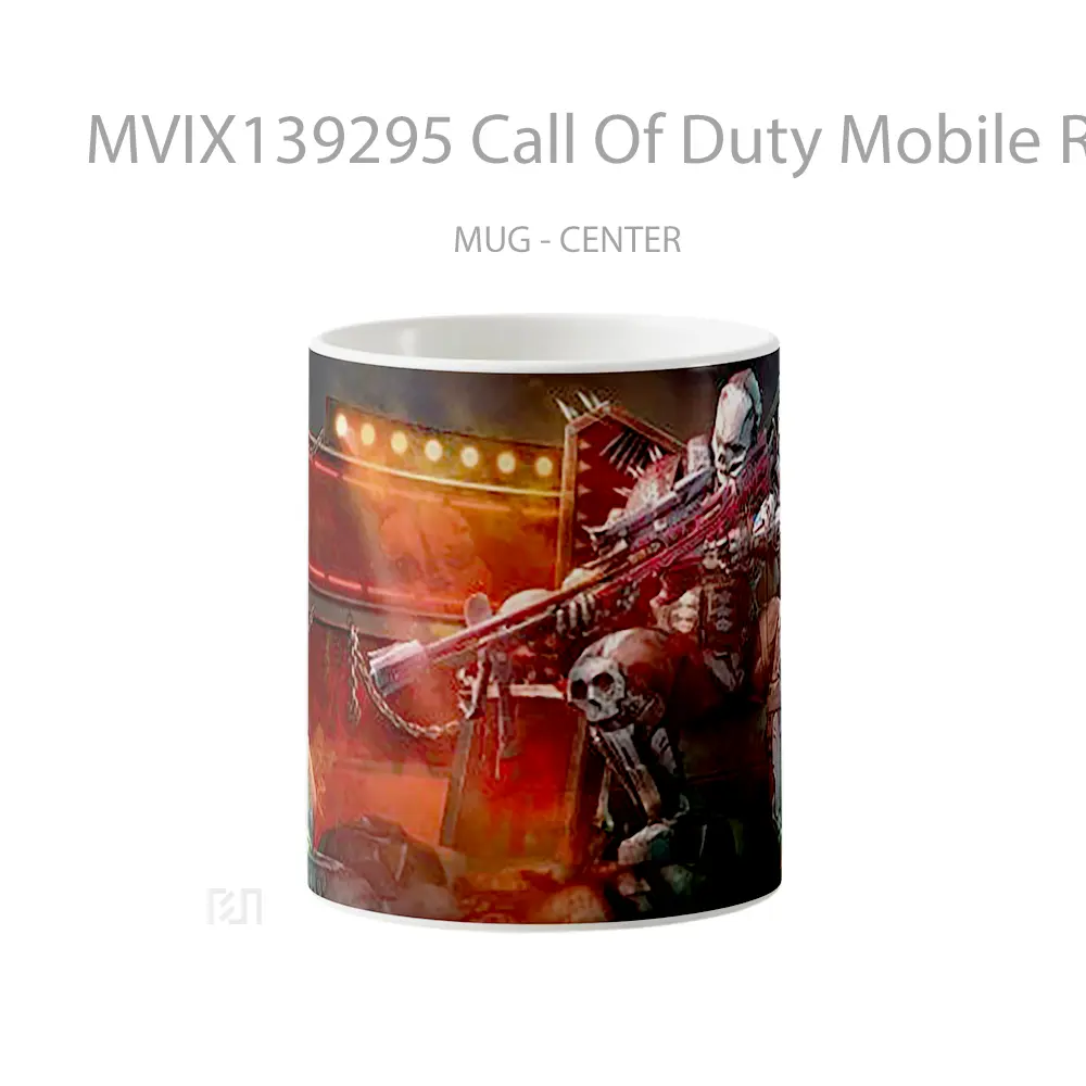 Mug Call Of Duty Mobile Rune Bone Warrior Cangkir Gamer