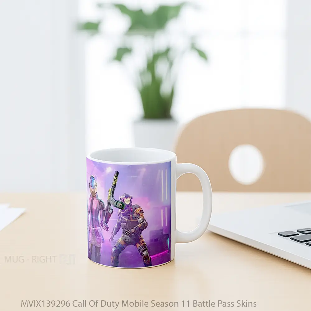 Mug Call Of Duty Mobile Season 11 Battle Pass Skins Cangkir Gamer - All-side / Desain