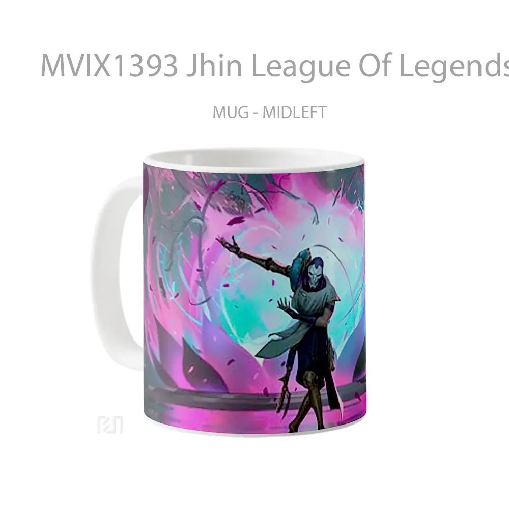 Mug Jhin League Of Legends Cangkir Gamer - All-side / Desain