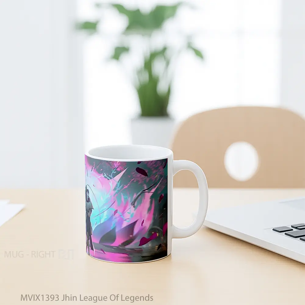 Mug Jhin League Of Legends Cangkir Gamer - All-side / Desain