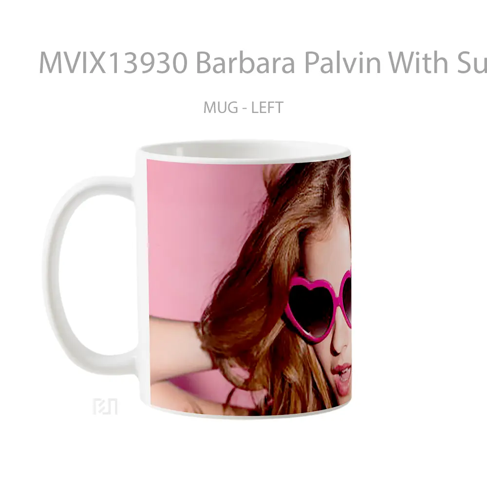 Mug Barbara Palvin With Sunglasses Gelas Keramik Unik - All-side / Desain
