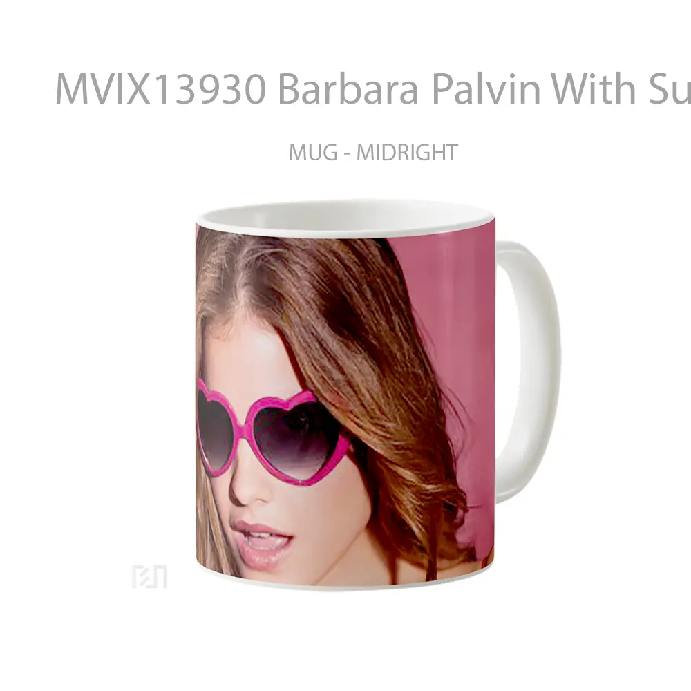 Mug Barbara Palvin With Sunglasses Gelas Keramik Unik - All-side / Desain