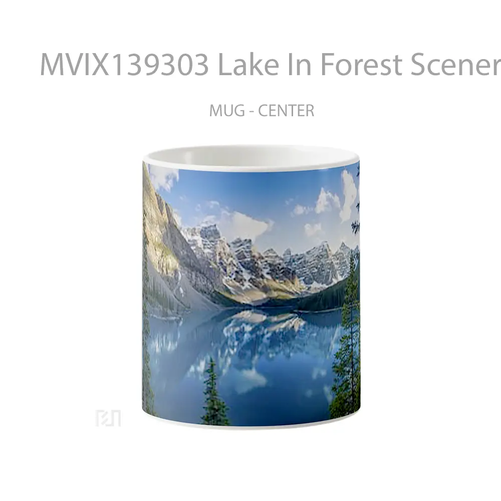 Mug Lake In Forest Scenery Alberta Canada Gelas Pemandangan Alam