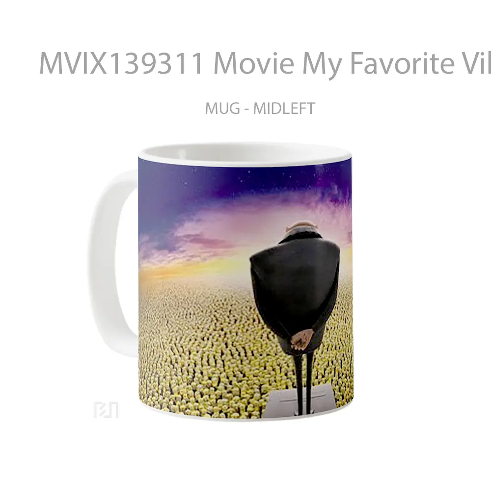 Mug Movie My Favorite Villain 2 Gelas Keramik Unik - All-side / Desain
