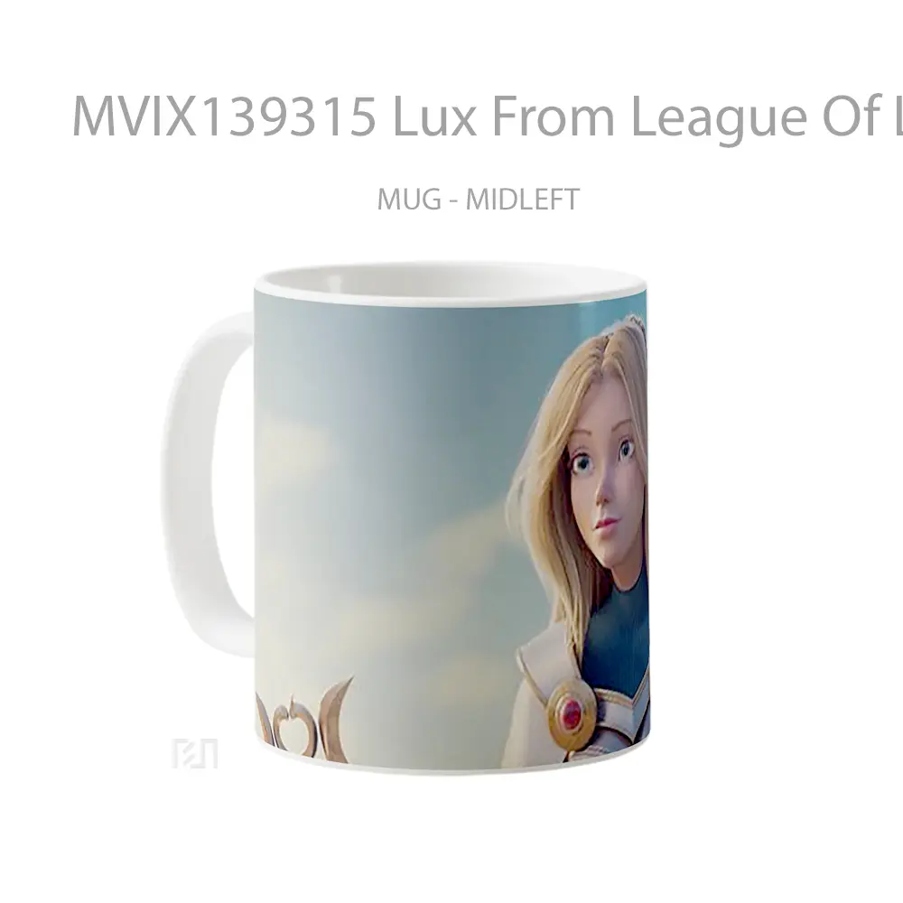 Mug Lux From League Of Legends Wild Rift Cangkir Gamer - All-side / Desain