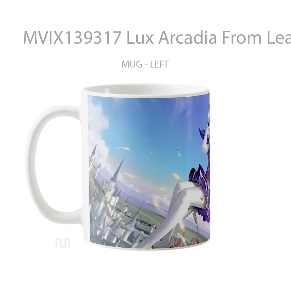 Mug Lux Arcadia From League Of Legends Cangkir Gamer - All-side / Desain