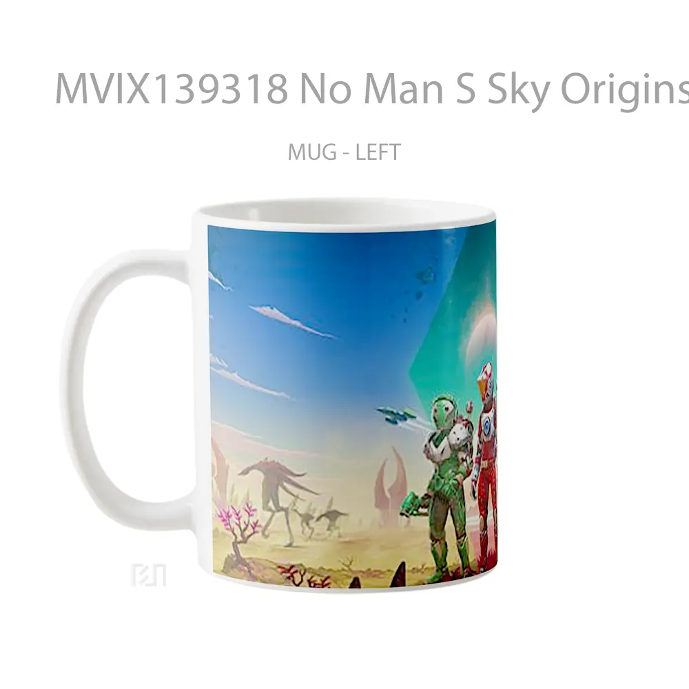 Mug No Man S Sky Origins Gelas Pemandangan Alam - All-side / Desain