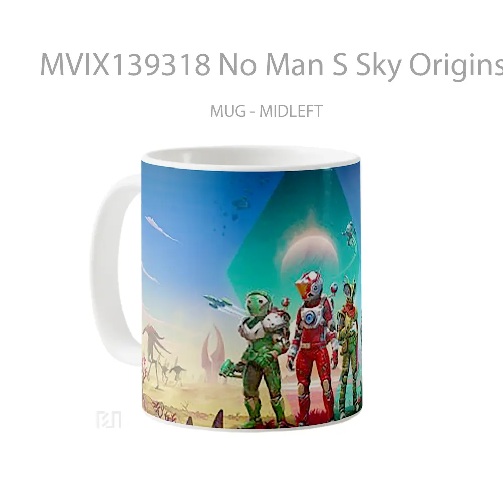 Mug No Man S Sky Origins Gelas Pemandangan Alam - All-side / Desain