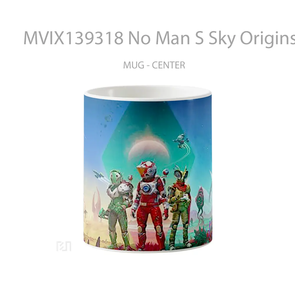 Mug No Man S Sky Origins Gelas Pemandangan Alam