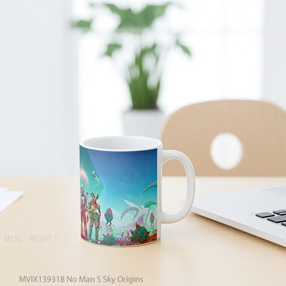 Mug No Man S Sky Origins Gelas Pemandangan Alam - All-side / Desain